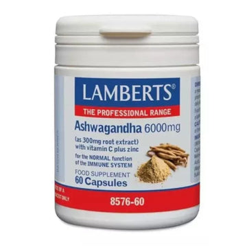 Lamberts Ashwagandha 6000 Mg 60 Cápsulas