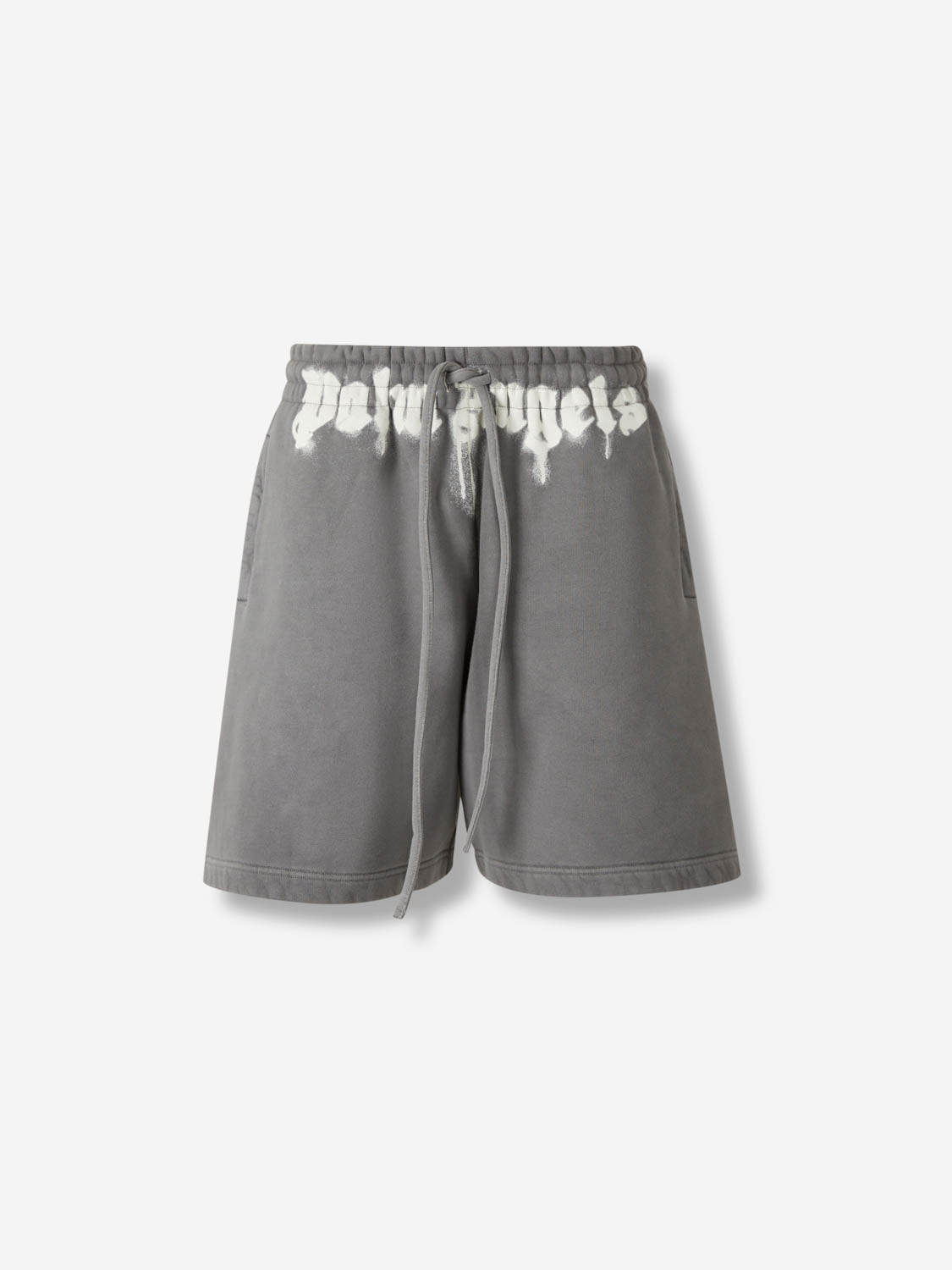 Bermudas con cordones y logo estampado