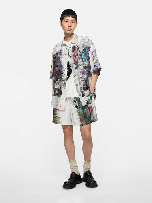 Bermudas Estampadas Fluidas