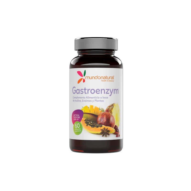 Mundonatural Gastroenzym Plus 60 Cápsulas