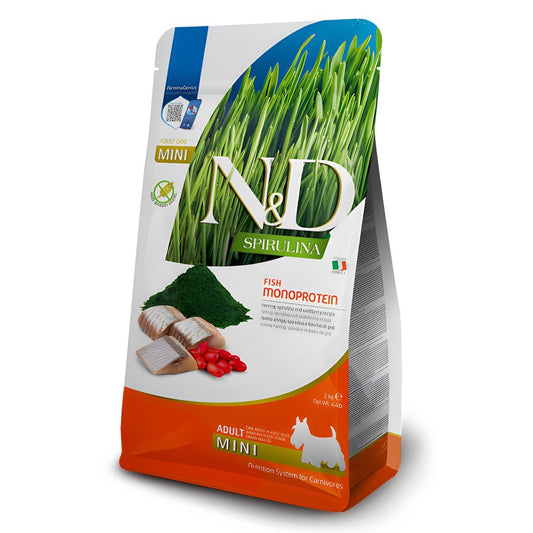 Farmina N&D Dog Spirulina Mini Arenque Alimento Seco 2Kg