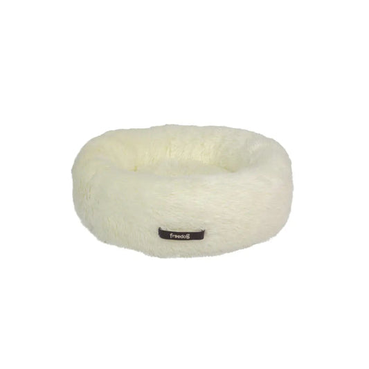 Freedog Donut Antiestres Cama Circular Blanca 65cm