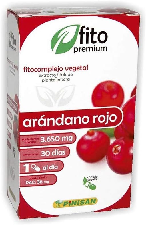 Pinisan Fitopremium Arándano Rojo 30 Cápsulas