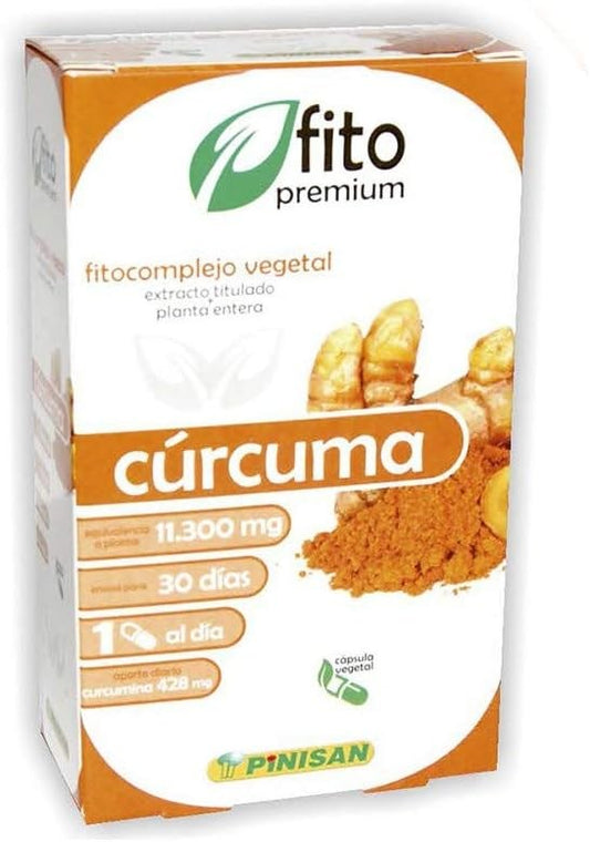 Pinisan Fitopremium Cúrcuma 30 Cápsulas