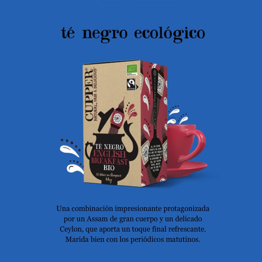 Cupper Classic Té English Breakfast Bio 20 Bolsas