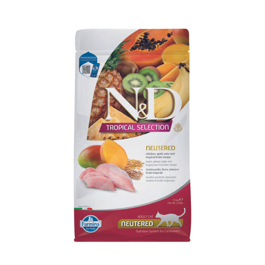 Farmina N&D Tropical Selection Alimento Seco Gato Adulto 1.5kg