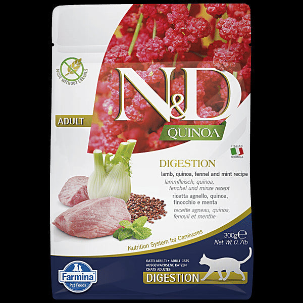 Farmina N&amp;D Quinoa Digestion Lamb Dry Food 300g