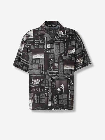 Camiseta con motivo de periódico