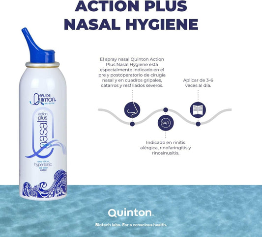 Quinton Higiene Nasal Hipertoni Acción Plus 100 ml