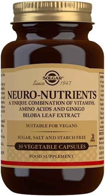 Solgar Neuro Nutrientes 30 Vcaps