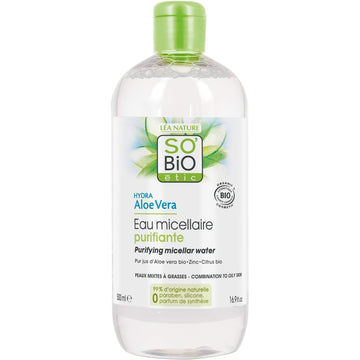 Sobio Agua Micelar Purificante Zinc, Aloe Vera & Lima 500ml