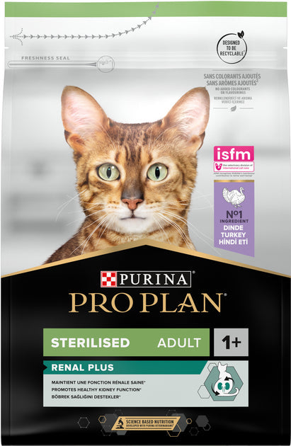 Purina Pro Plan Feline Adult Sterilised Dry Food with Turkey 3kg