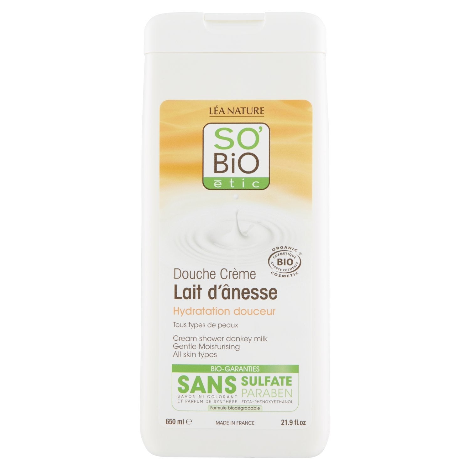 Sobio Gel De Ducha Hidratación Suave Leche De Burra Sobio 650ml