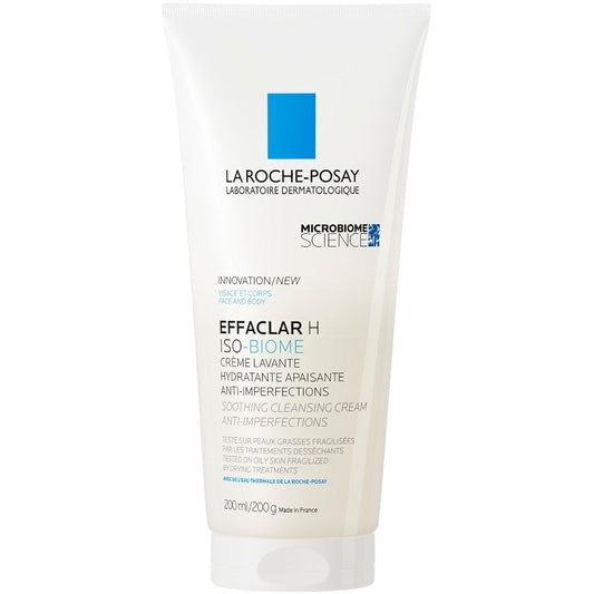 EFFACLAR H Iso-Biome Crema Limpiadora Piel Grasa 200ml - La Roche Posay