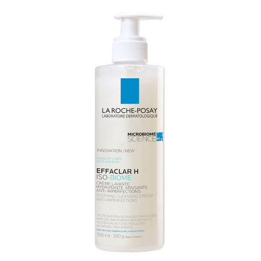 EFFACLAR H Iso-Biome Crema Limpiadora Piel Grasa 390ml - La Roche Posay