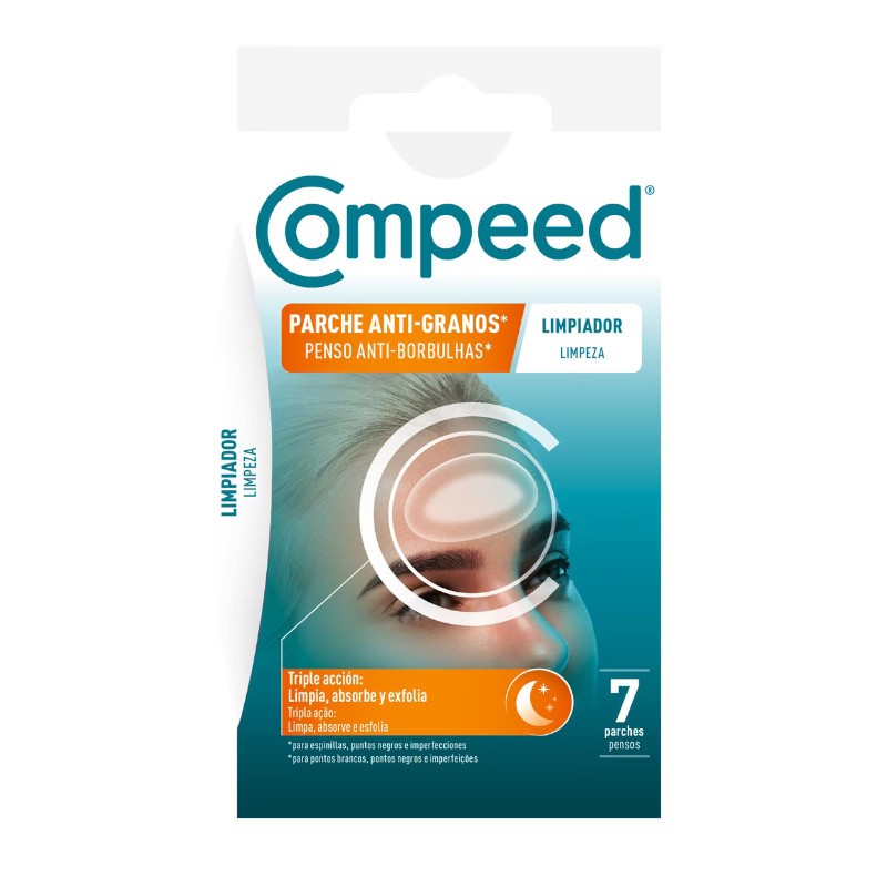 COMPEED Parches Antigranos Limpiadores 7 unidades