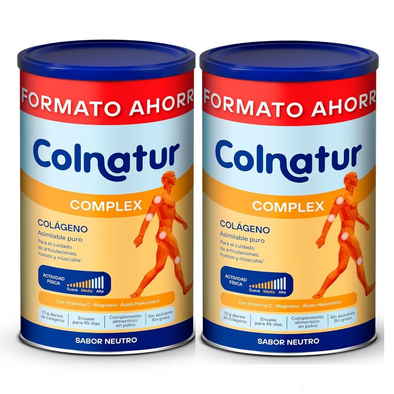 COLNATUR Complex Neutro Colágeno Soluble DUPLO 2x495g FORMATO AHORRO