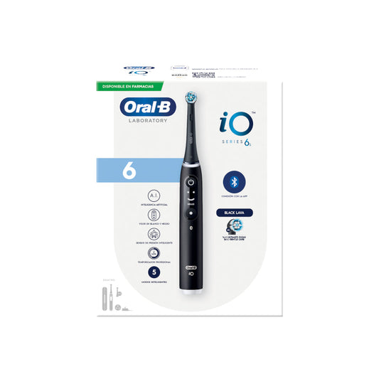 ORAL-B IO 6 Cepillo Eléctrico Limpieza Profesional Negro 1 unidad