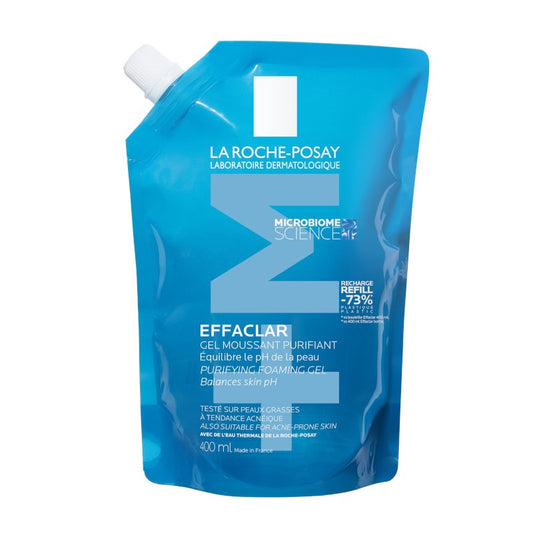 EFFACLAR Gel Purificante +M Ecorecarga Piel Grasa 400ml - La Roche Posay