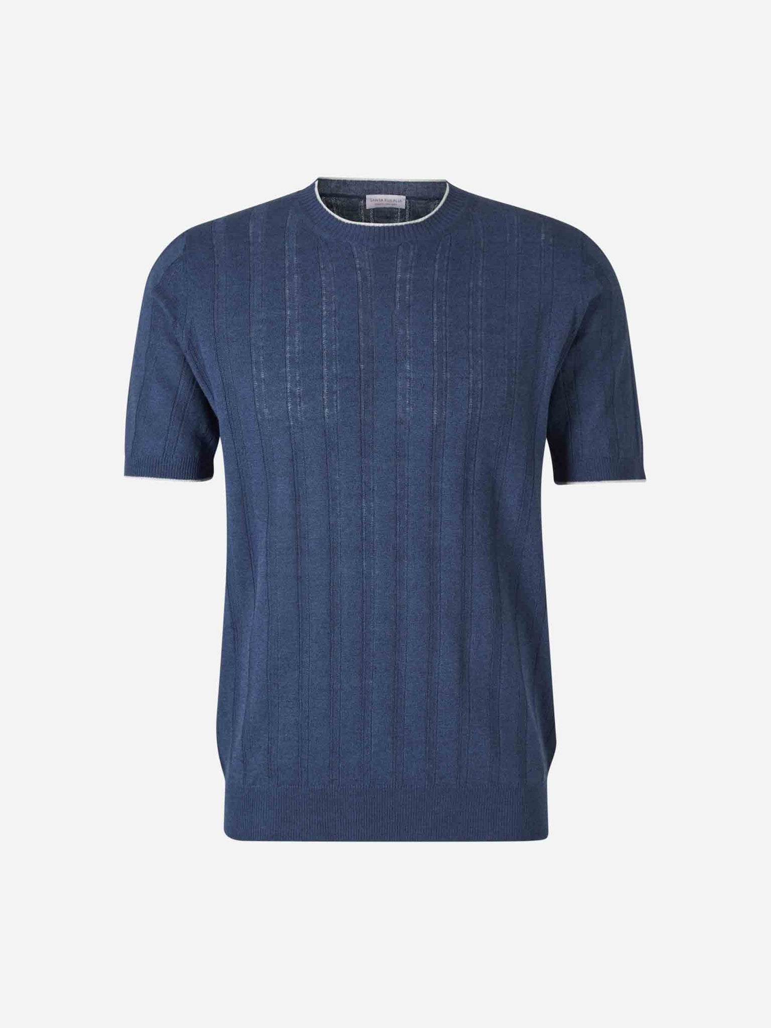 Camiseta Acanalada Lino