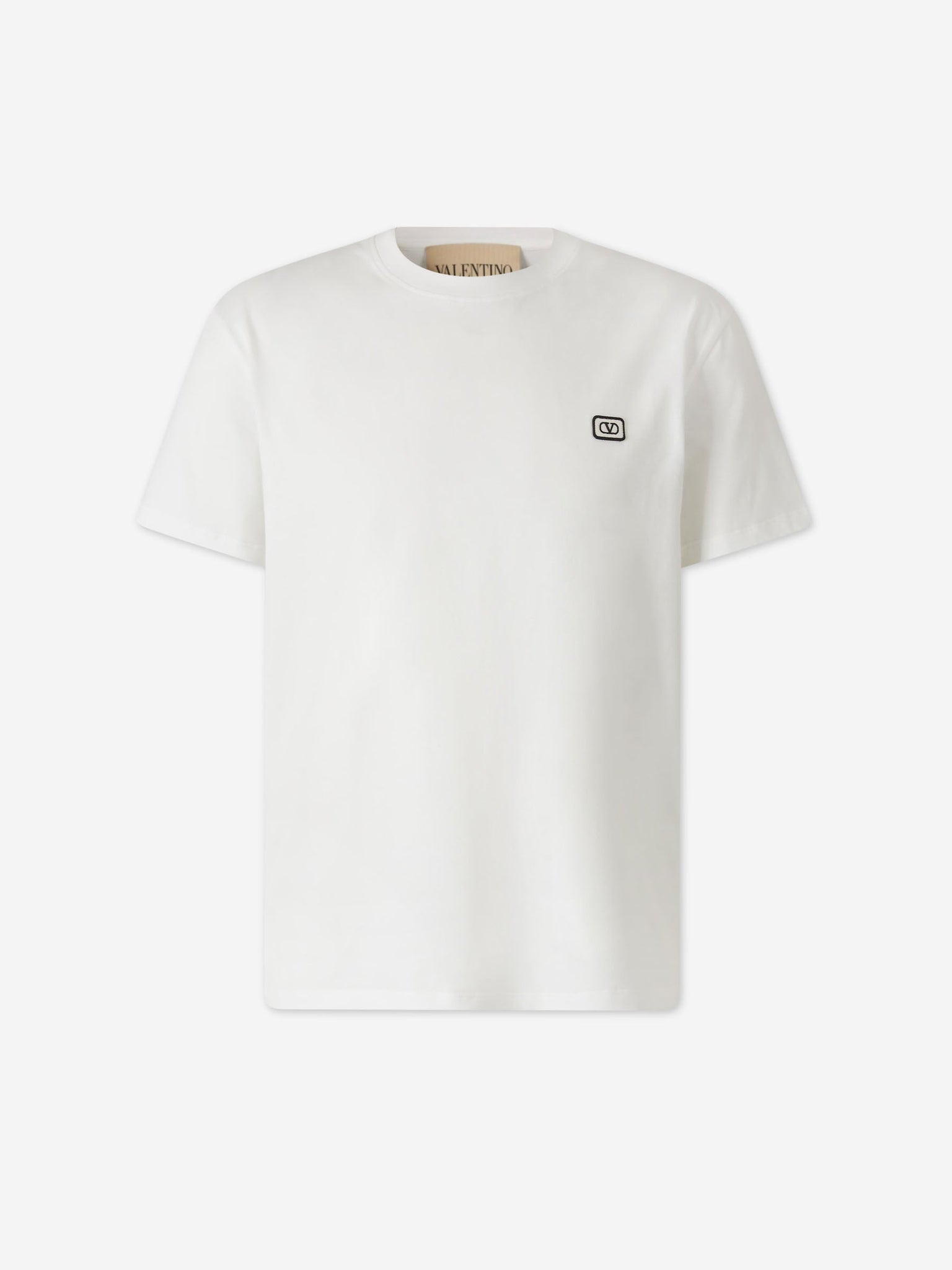 Camiseta con logo bordado