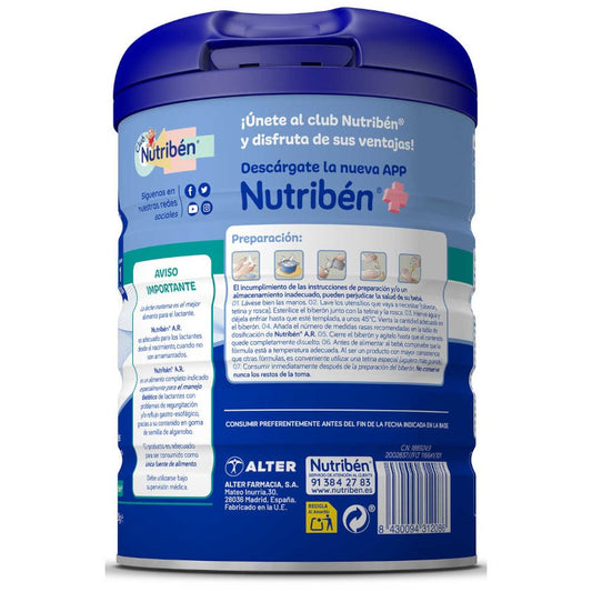 NUTRIBEN A.R. 800G