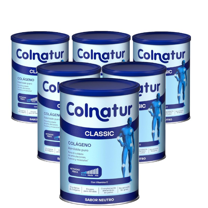 COLNATUR Classic Neutro Colágeno Soluble PACK 6x306g