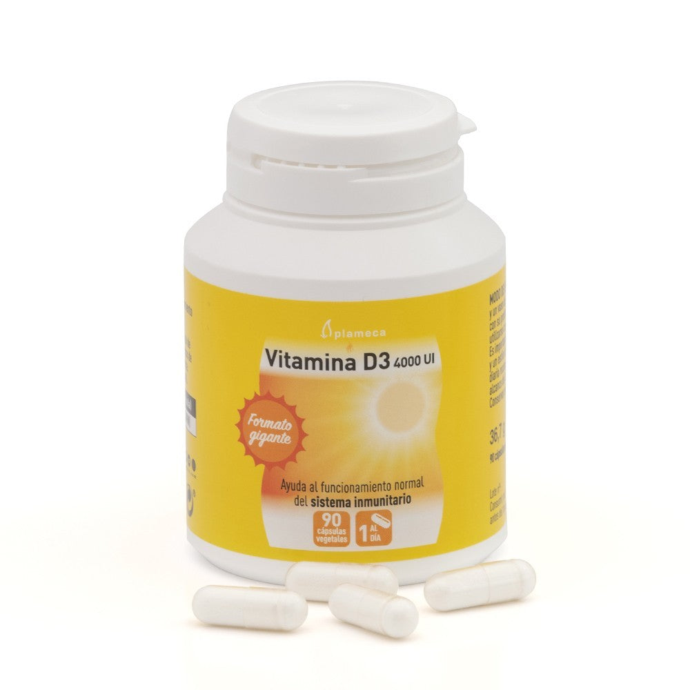 Plameca Vitamina D3 4000 Ui 90 Cápsulas Vegetales