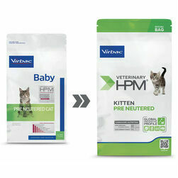 Virbac HPM Kitten Pre Neutered Dry Food 3Kg
