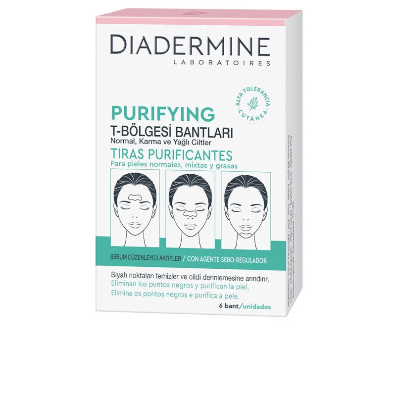 Diadermine Tiras Purificantes Piel Normal-Mixta 6 unidades