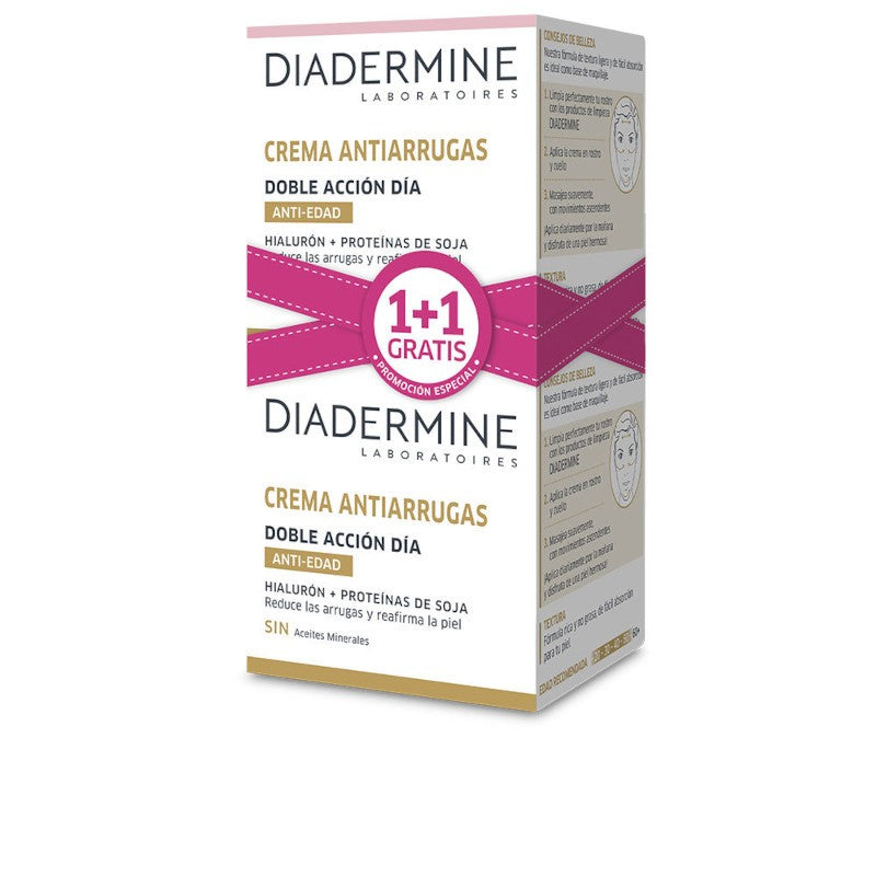 Diadermine Double Action Anti-Wrinkle Day Cream 2x50ml