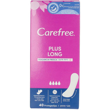 Carefree Plus Long Protector Fragancia Fresca 40 unidades