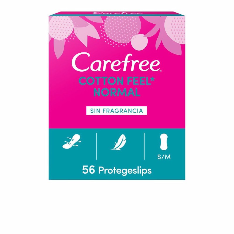 Carefree Cotton Protector Sin Fragancia 56 unidades