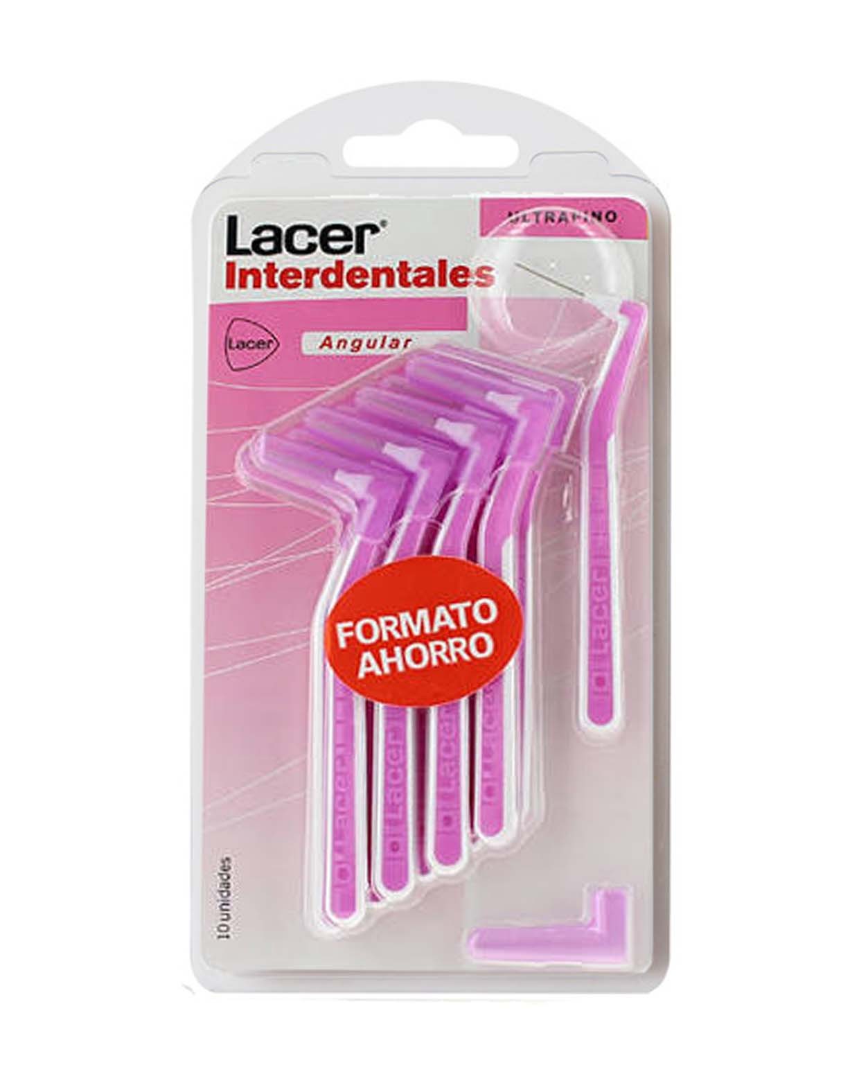 LACER Interdental Angular Ultrafino 10 Unidades