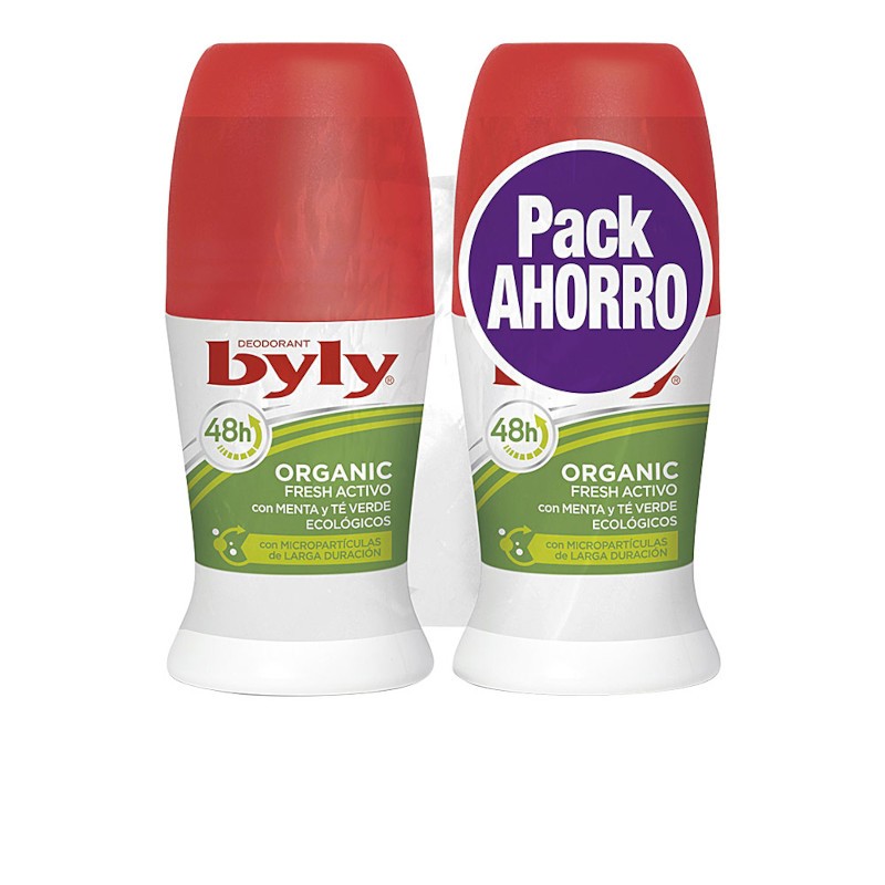 Byly Organic Extra Fresh Desodorante Roll-On 2x50ml