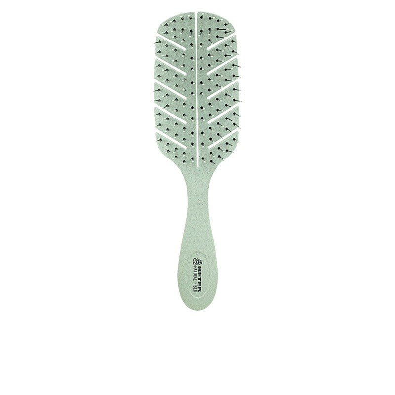 Beter Detangling Natural Fiber Cepillo Verde 1 unidad