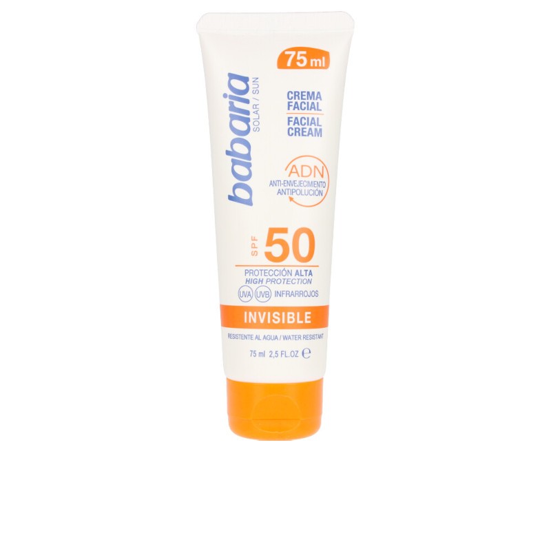 Babaria Solar Adn Invisible Crema Solar Facial Spf50 75 ml