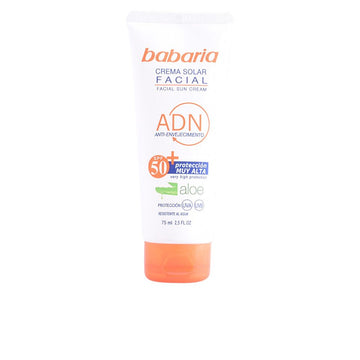 Babaria Solar ADN Facial Sun Cream Aloe Vera Spf50 75 ml