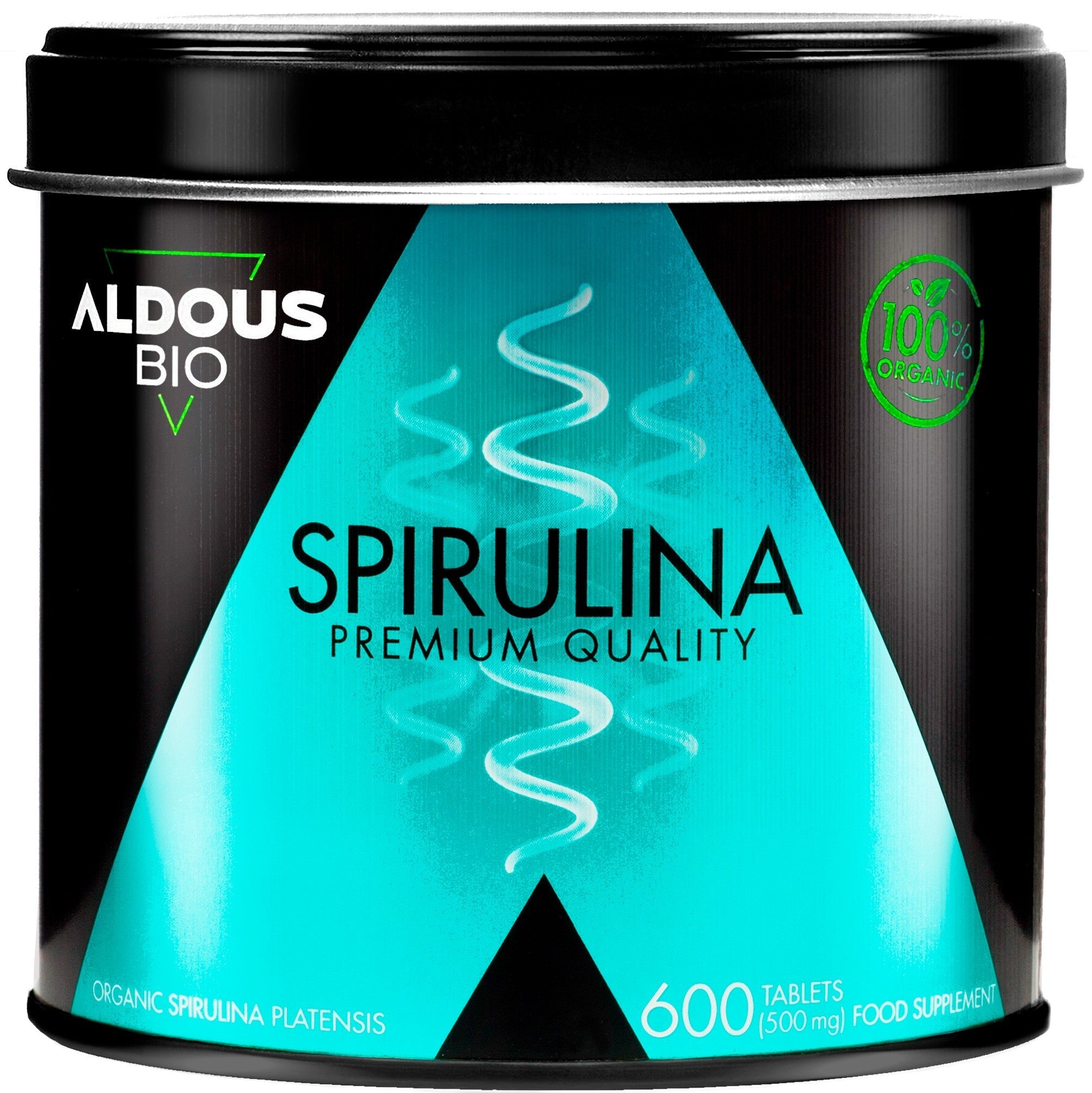 Aldous Espirulina Ecológica Máxima Dosis 3000 mg 600 Tablets