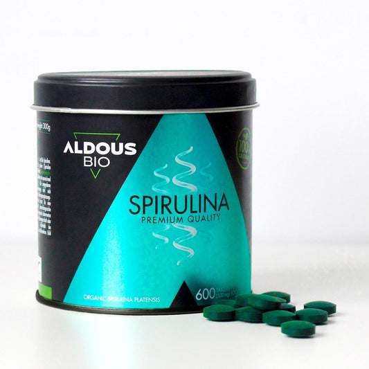 Aldous Espirulina Ecológica Máxima Dosis 3000 mg 600 Tablets