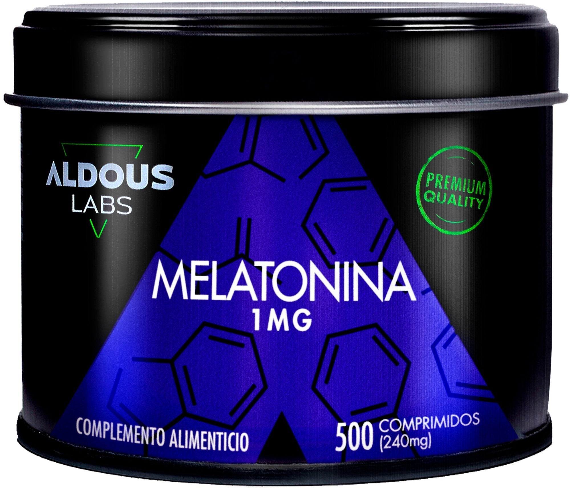 Aldous Melatonina Pura 1mg 500 Comprimidos