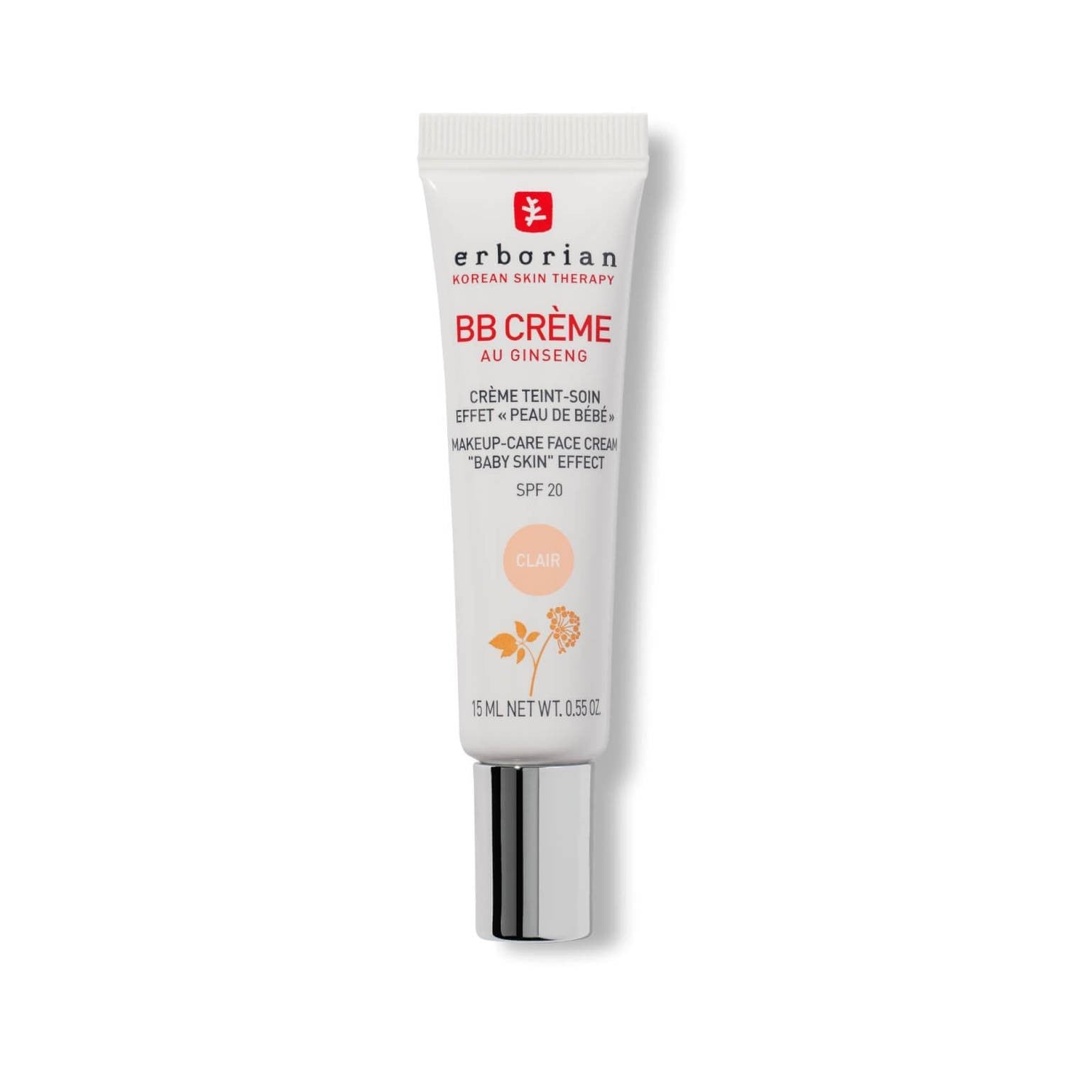 Erborian BB Cream FPS20 Base de Maquillaje Hidratante Tono Clair 15ml