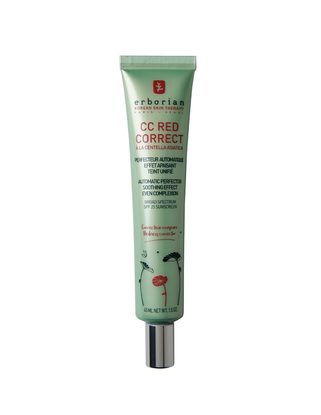 Erborian CC Red Correct Corrector anti-rojeces hidratante con PFS25 45ml