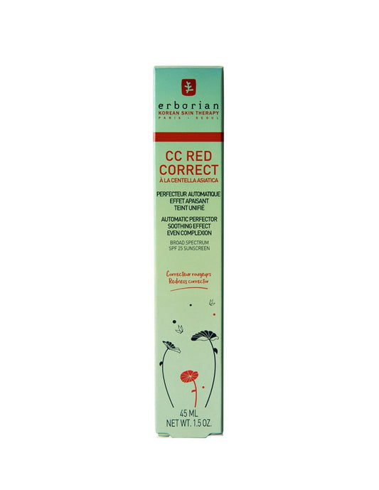 Erborian CC Red Correct Corrector anti-rojeces hidratante con PFS25 45ml