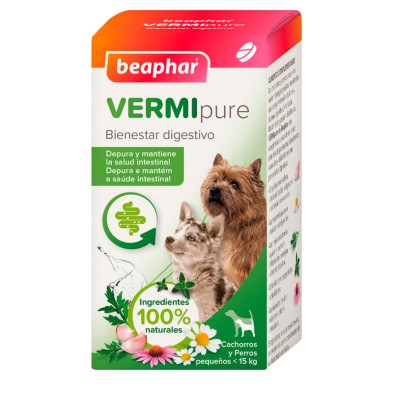 Beaphar Vermipure Comprimidos para Perros Pequeños 50 comprimidos