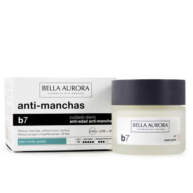 Bella Aurora B7 Anti-Dark Spot Regenerating Brightening SPF15 Combination Oily Skin 50ml
