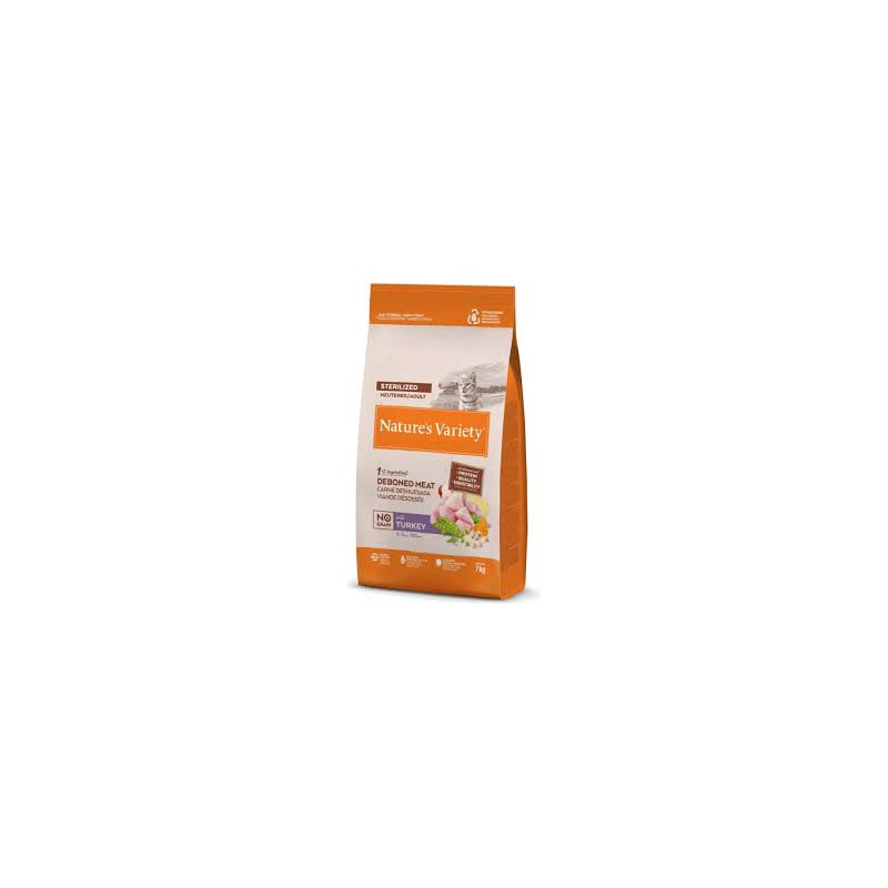 Nature's Variety No Grain Sterilizado Pavo Alimento para Gatos 3Kg
