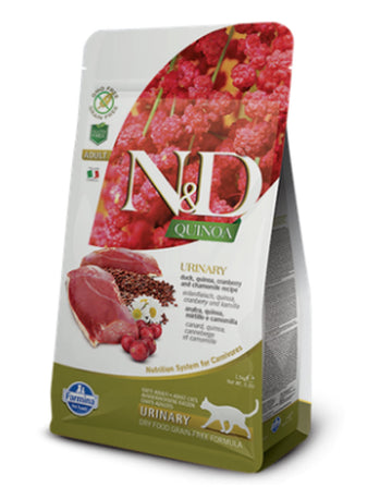 Farmina N&amp;D Quinoa Urinary Duck Dry Food for Cats 1.5Kg