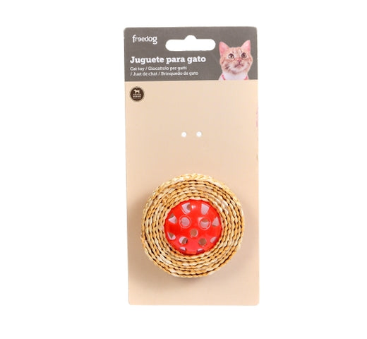 Freedog Pelota Roja con Cinta 7cm