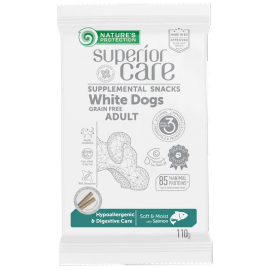 Natures Protectionrotection White Dog Snack Hipo&Digestivo GF Salmón 110g